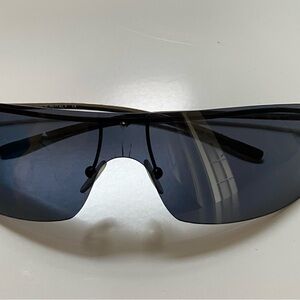 Vintage Gucci GG 1717/S Shield Sunglasses Rimless